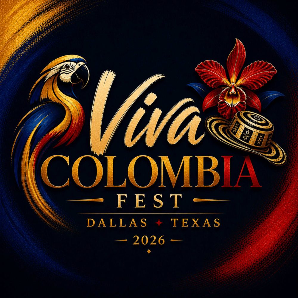 Cartel de Viva Colombia Fest 2026, Dallas, Texas